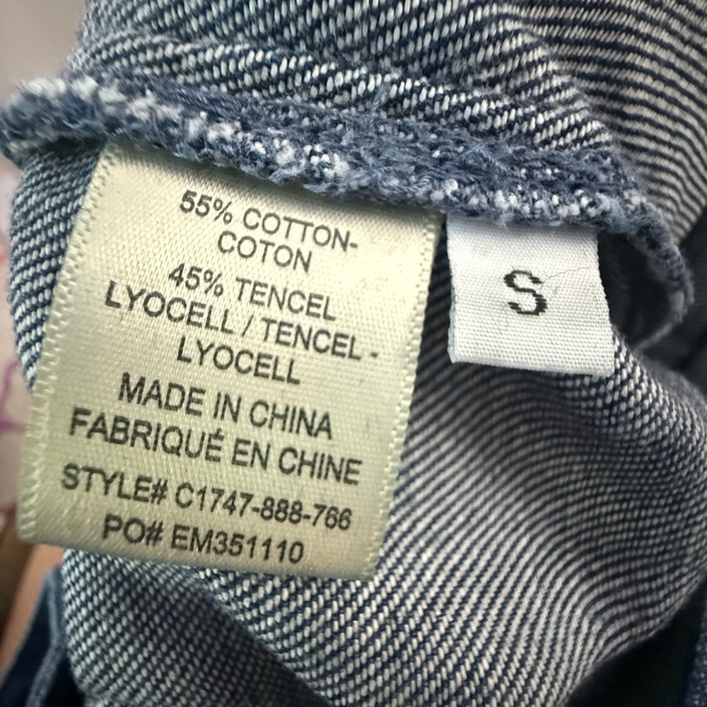 Cloth‎ & Stone Indigo Denim jumper - Picture 3 of 8